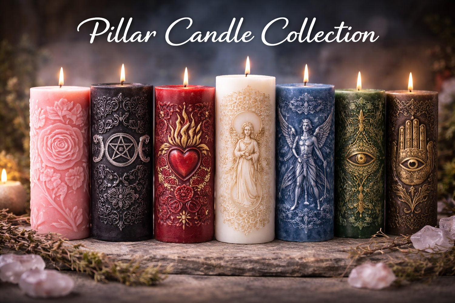Sacred Pillar Candles 🕯️