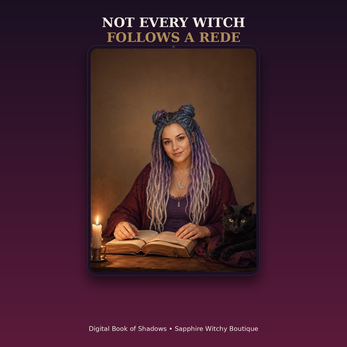 Sapphire Moon's Book of Shadows — A Digital Grimoire for Gray Witches