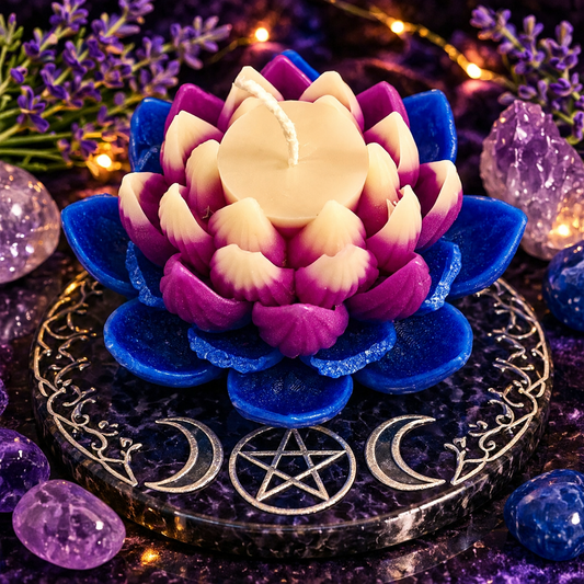 Stillpoint Bloom | Ritual Pillar Candle
